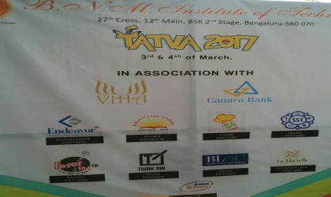 Sponsoring TATVA in BNM Institute of Technology